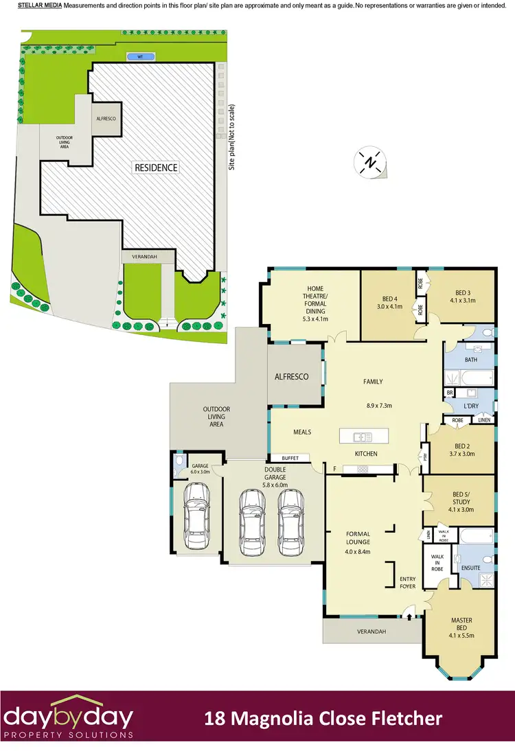 Floorplan of Homely house listing, 18 Magnolia Cl, Fletcher NSW 2287