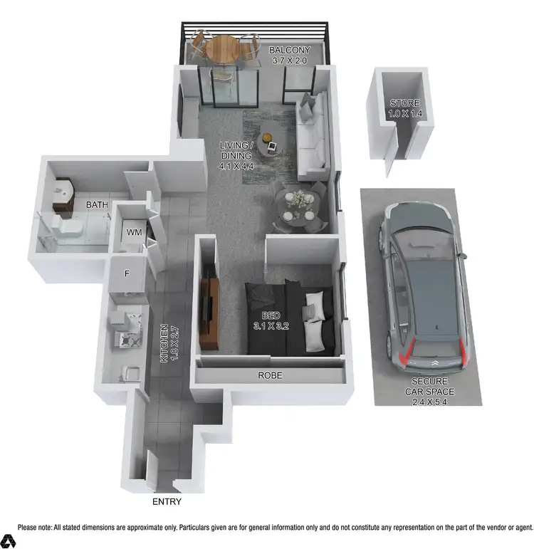 Floorplan of Homely apartment listing, 27/31-39 Mindarie Street, Lane Cove NSW 2066
