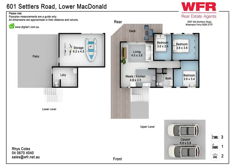 Floorplan of Homely house listing, 601 Settlers Rd, Lower Macdonald NSW 2775