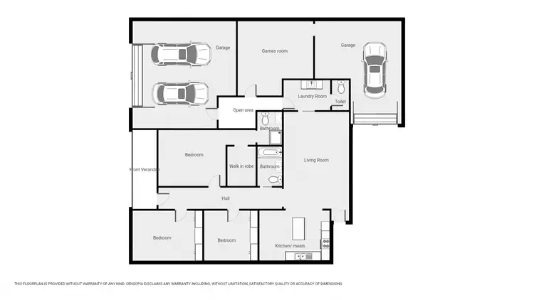 Floorplan of Homely house listing, 7 Ligar St, Stawell VIC 3380