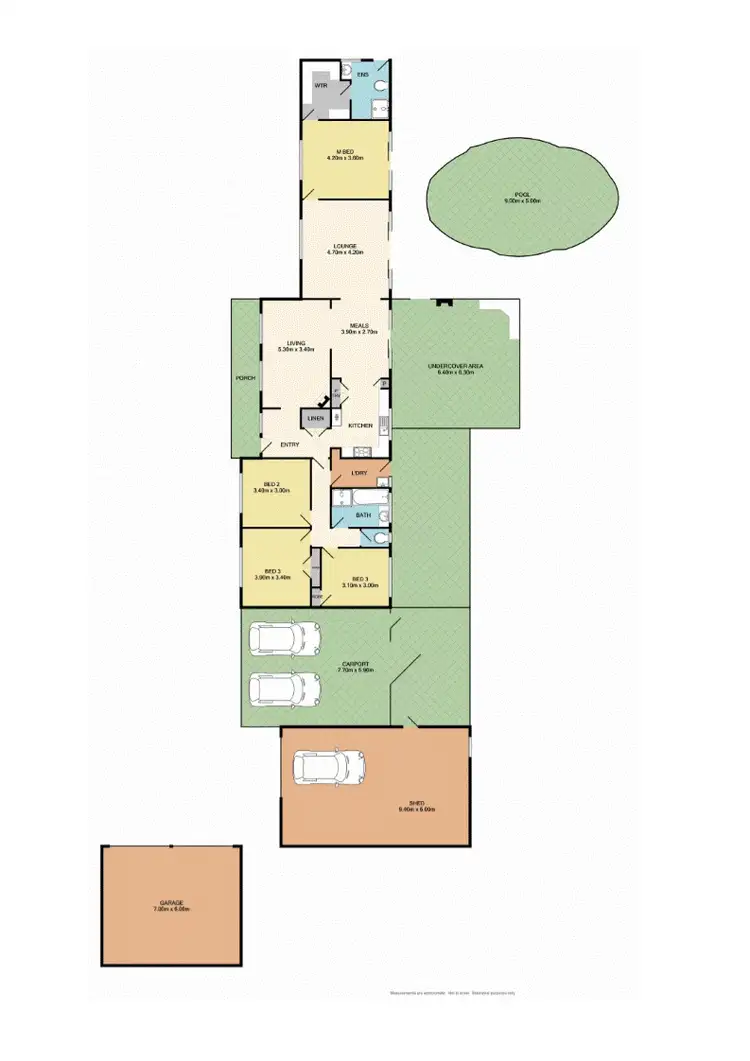 Floorplan of Homely house listing, 138 Larmer St, Howlong NSW 2643