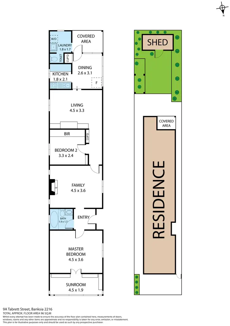 Floorplan of Homely house listing, 9A Tabrett St, Banksia NSW 2216