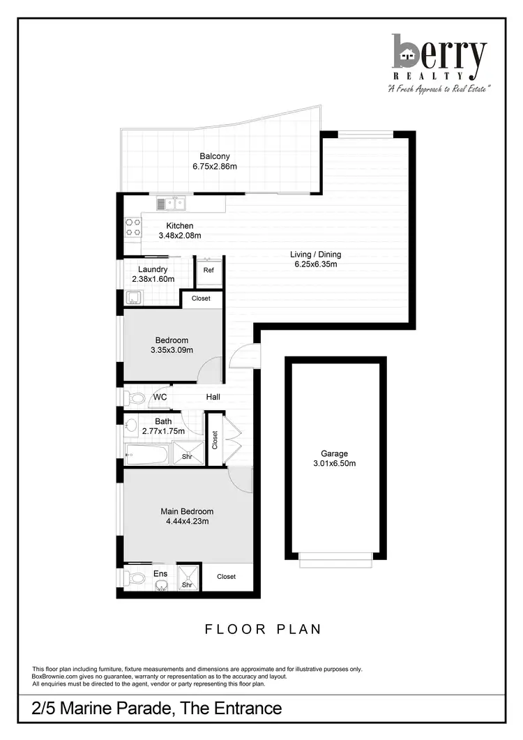 Floorplan of Homely unit listing, Unit 2/5 Marine Pde, The Entrance NSW 2261