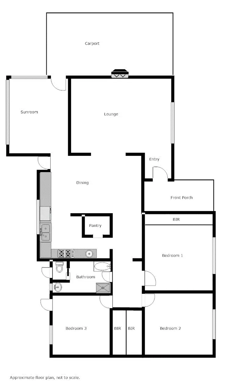 Floorplan of Homely house listing, 48 Lewis Avenue, Myrtleford VIC 3737