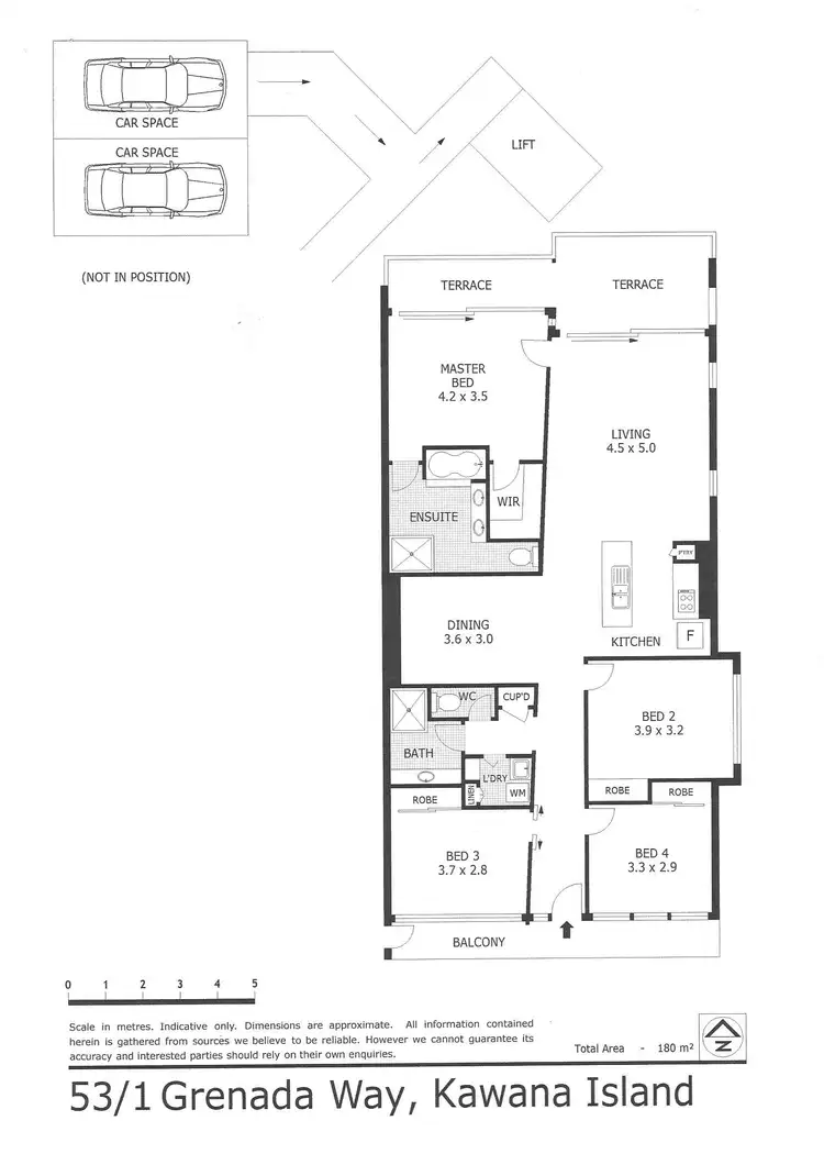 Floorplan of Homely apartment listing, Unit 53/1 Grenada Way, Kawana Island QLD 4575