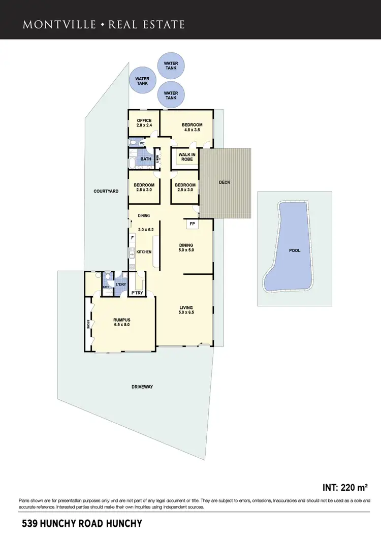 Floorplan of Homely house listing, 539 Hunchy Road, Hunchy QLD 4555