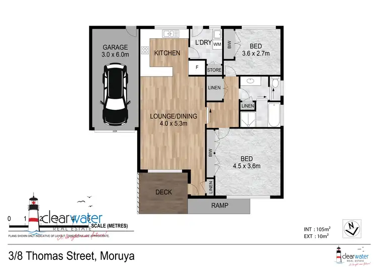 Floorplan of Homely unit listing, Unit 3/8 Thomas St, Moruya NSW 2537
