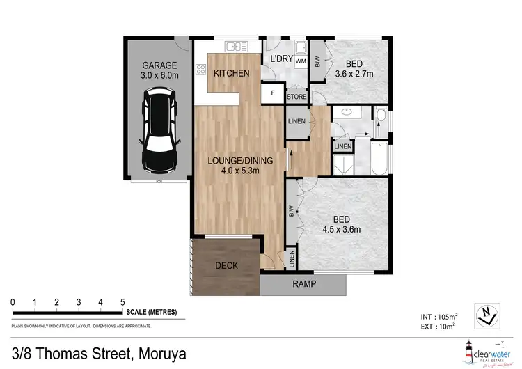 Floorplan of Homely unit listing, Unit 3/8 Thomas St, Moruya NSW 2537
