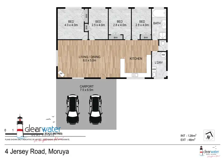 Floorplan of Homely house listing, 4 Jersey Rd, Moruya NSW 2537