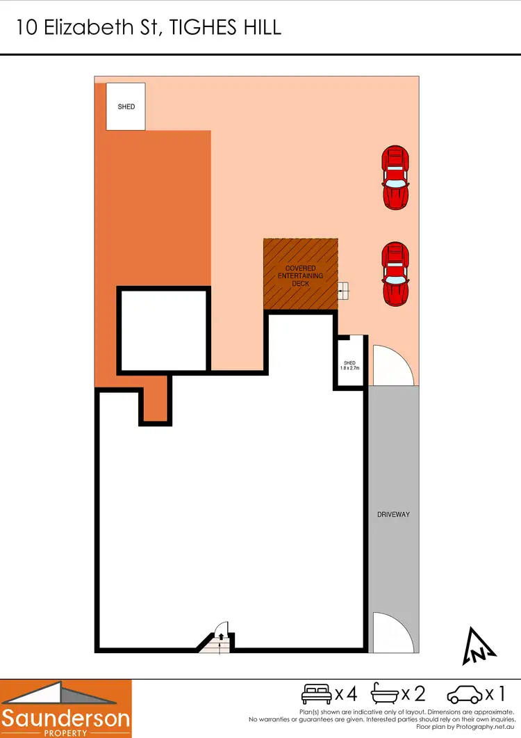 Floorplan of Homely house listing, 10 Elizabeth St, Tighes Hill NSW 2297