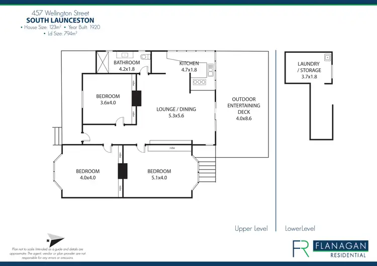 Floorplan of Homely house listing, 457 Wellington St, South Launceston TAS 7249