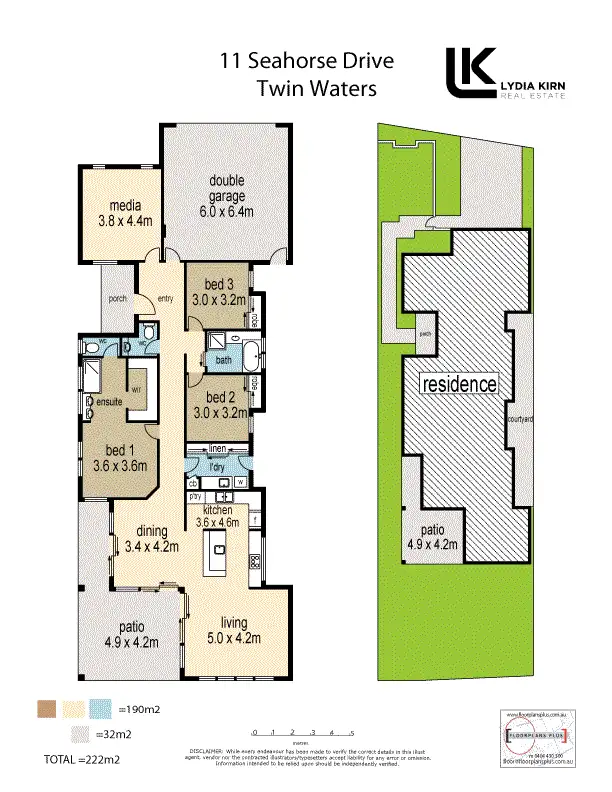 Floorplan of Homely house listing, 11 Seahorse Dr, Twin Waters QLD 4564