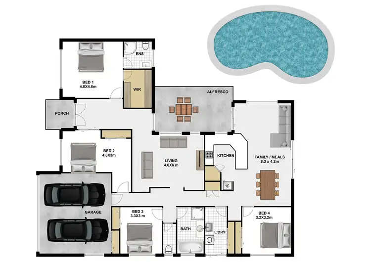 Floorplan of Homely house listing, 12 Chapple Pl, Forest Lake QLD 4078