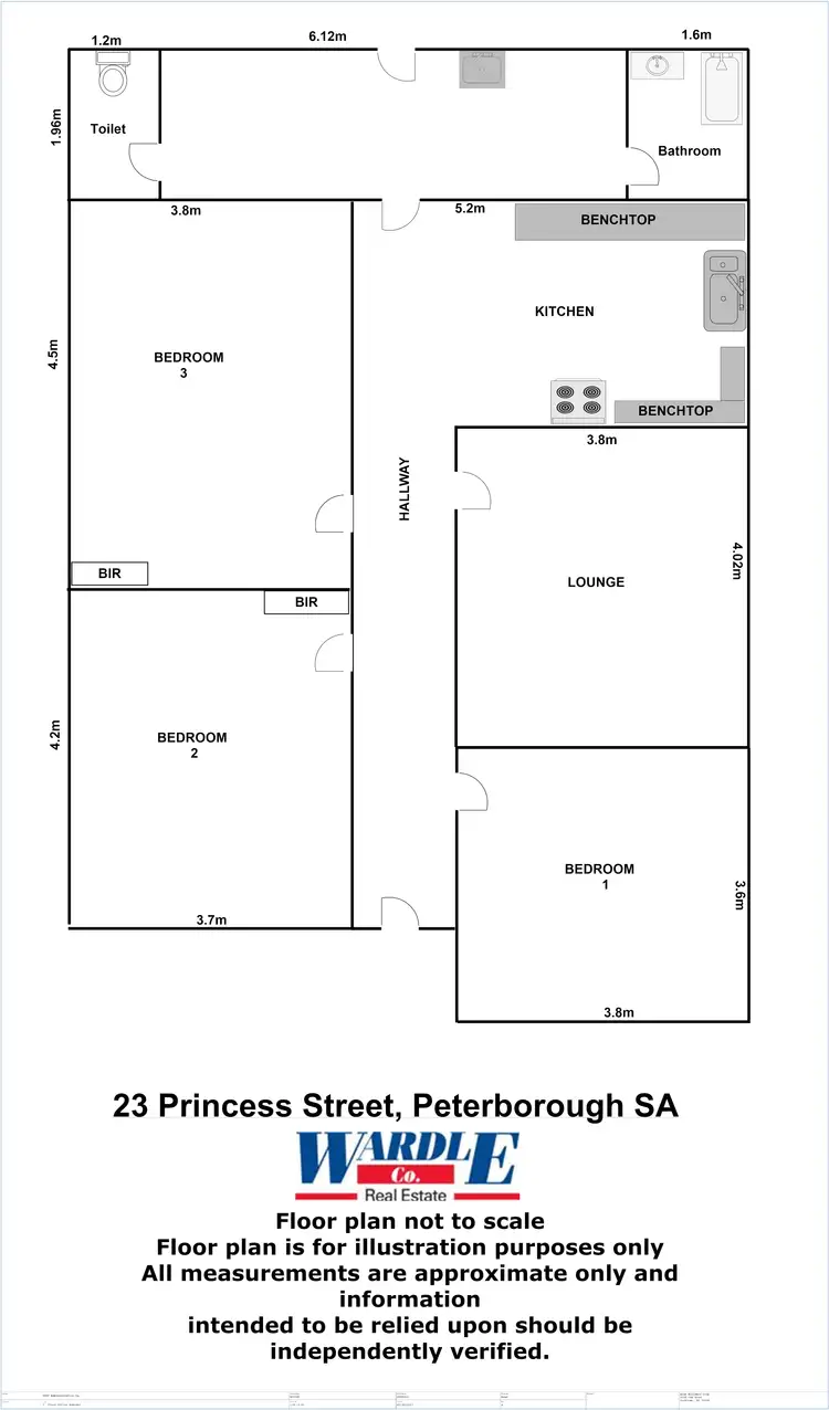 Floorplan of Homely house listing, 23 Princess St, Peterborough SA 5422