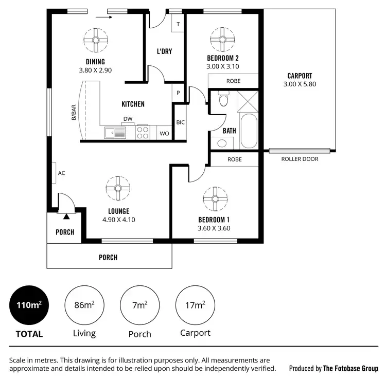 Floorplan of Homely unit listing, 2, 3 Mulberry Ct, Magill SA 5072