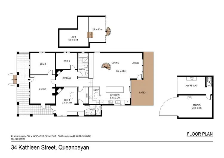 Floorplan of Homely house listing, 34 Kathleen St, Queanbeyan NSW 2620