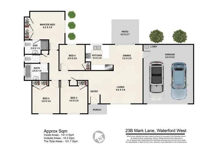 Floorplan of Homely house listing, 23B Mark Lane, Waterford West QLD 4133