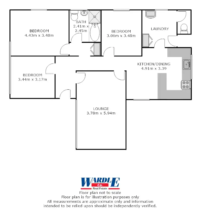 Floorplan of Homely house listing, 3 Gilbert Street, Crystal Brook SA 5523