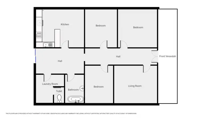 Floorplan of Homely house listing, 34 Barnes St, Stawell VIC 3380