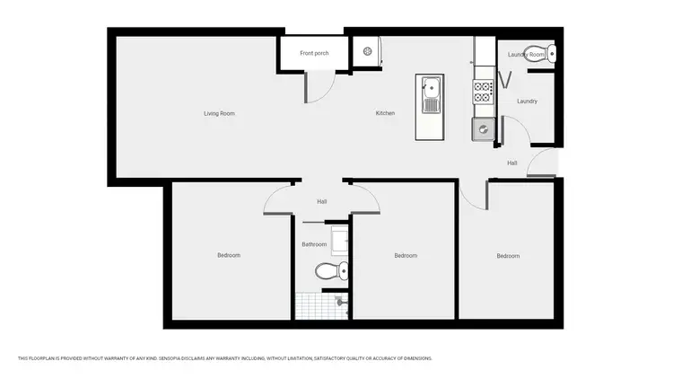 Floorplan of Homely house listing, 10 Oliver Ave, Stawell VIC 3380