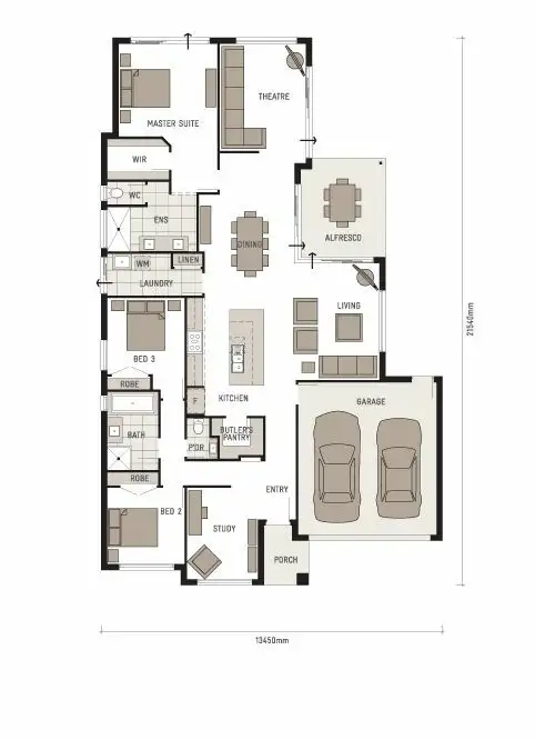 Floorplan of Homely house listing, 11 Tibouchina St, Mountain Creek QLD 4557