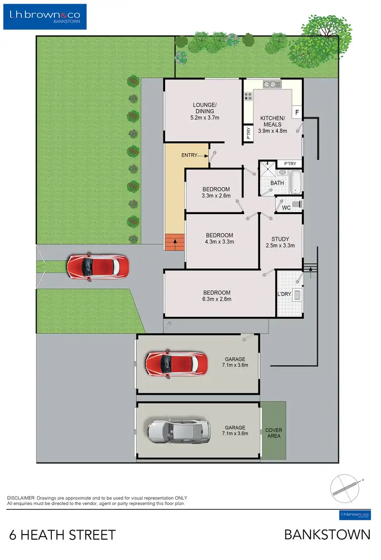 Floorplan of Homely house listing, 6 Heath St, Bankstown NSW 2200