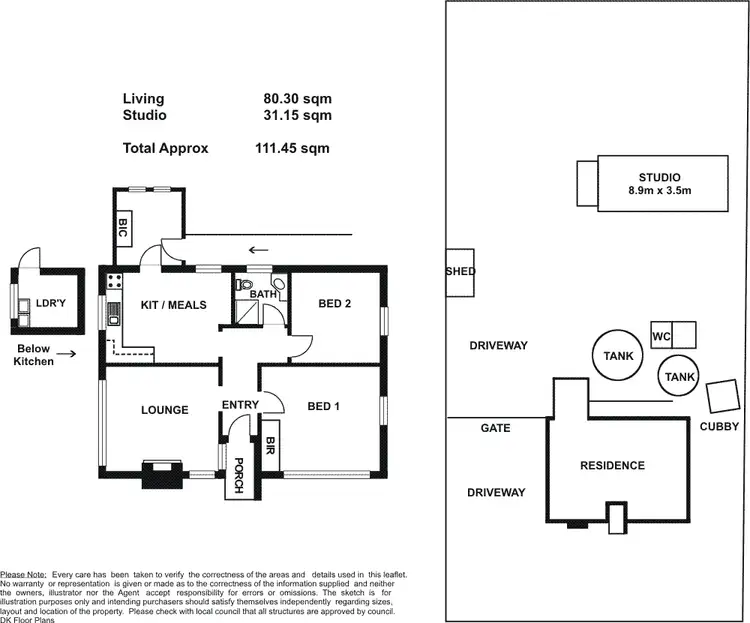 Floorplan of Homely house listing, 75 Strathalbyn Rd, Aldgate SA 5154