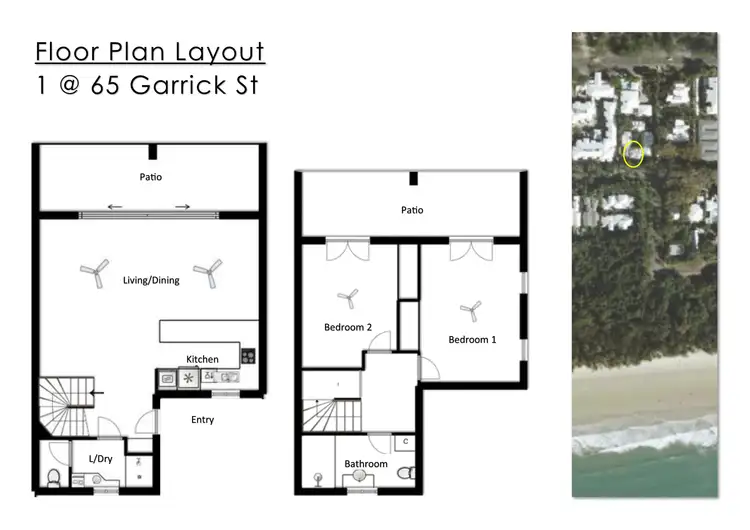 Floorplan of Homely unit listing, 1/65 Garrick St, Port Douglas QLD 4877