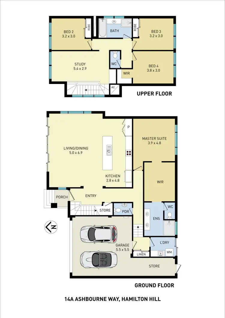 Floorplan of Homely house listing, 14A Ashbourne Way, Hamilton Hill WA 6163