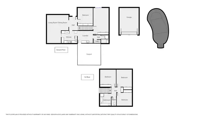 Floorplan of Homely house listing, 6 Sutherland St, Stawell VIC 3380