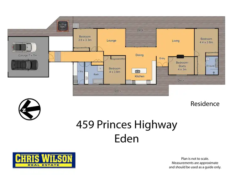 Floorplan of Homely rural property listing, 459 Princes Hwy, Eden NSW 2551
