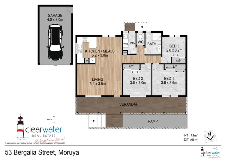 Floorplan of Homely house listing, 53 Bergalia St, Moruya NSW 2537