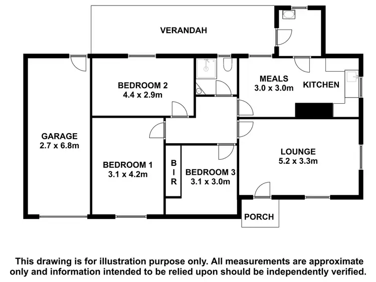 Floorplan of Homely house listing, 51 Portland St, Penola SA 5277