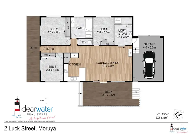 Floorplan of Homely house listing, 2 Luck St, Moruya NSW 2537