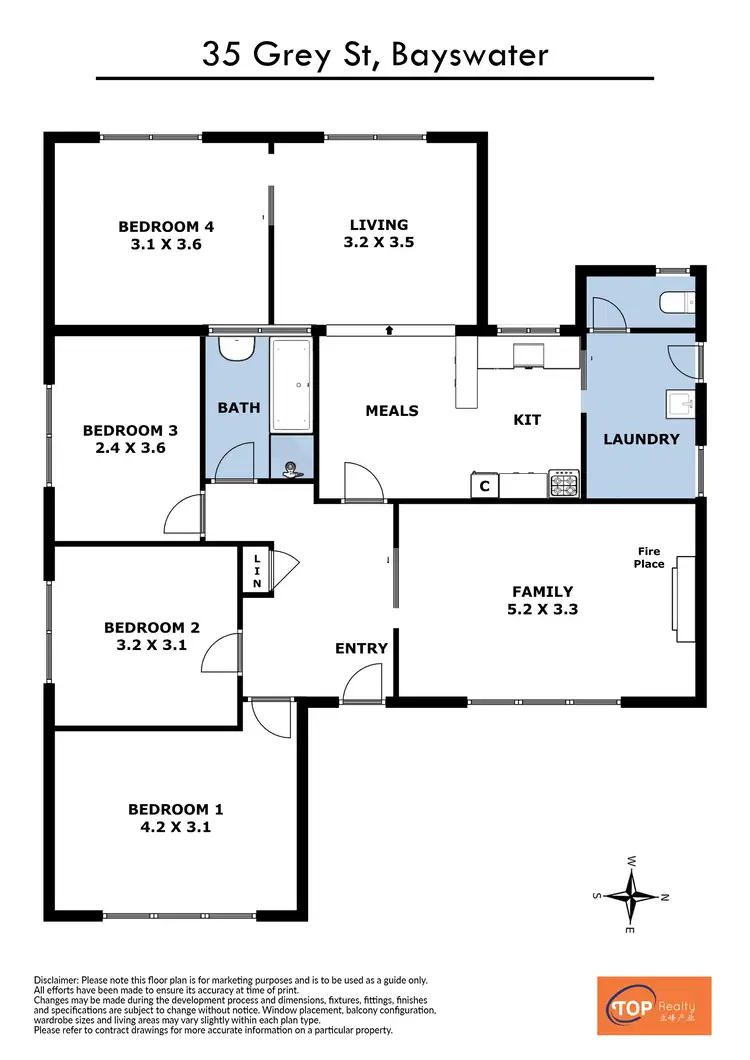 Floorplan of Homely house listing, 35 Grey Street, Bayswater WA 6053