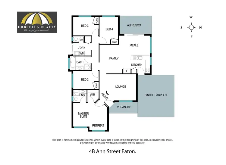 Floorplan of Homely house listing, 4B Ann Street, Eaton WA 6232
