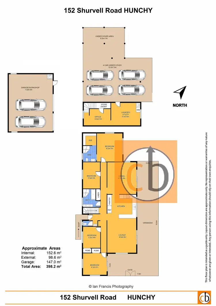 Floorplan of Homely rural property listing, 152 Shurvell Rd, Hunchy QLD 4555