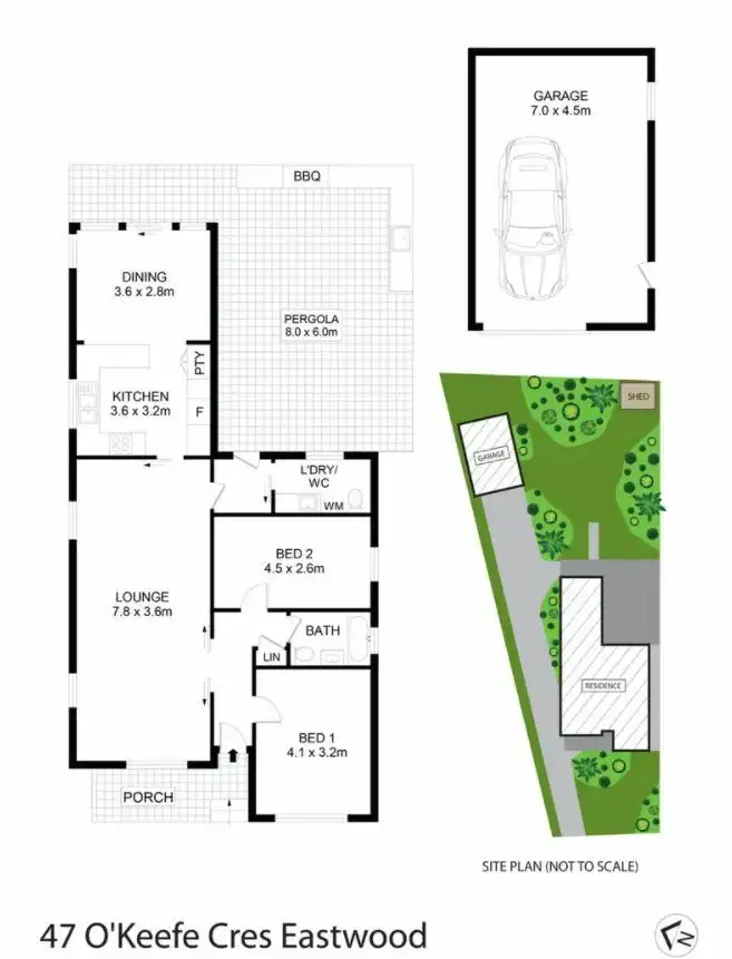 Floorplan of Homely house listing, 47 O'keefe Cres, Eastwood NSW 2122