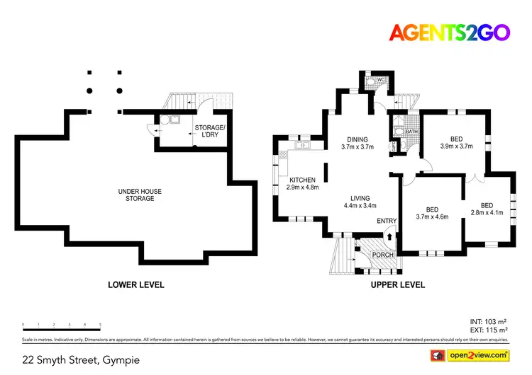 Floorplan of Homely house listing, 22 Smyth St, Gympie QLD 4570