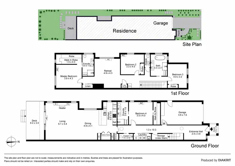 Floorplan of Homely house listing, 47A Wood Street, Avondale Heights VIC 3034