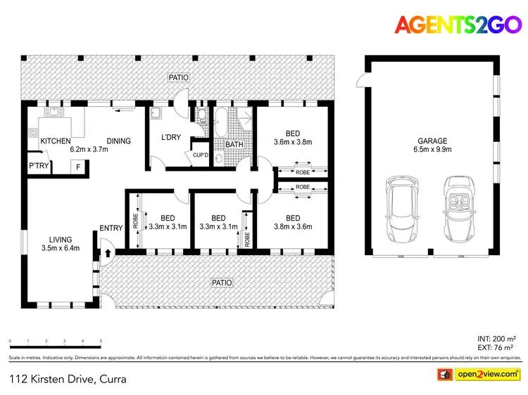 Floorplan of Homely house listing, 112 Kirsten Dr, Curra QLD 4570