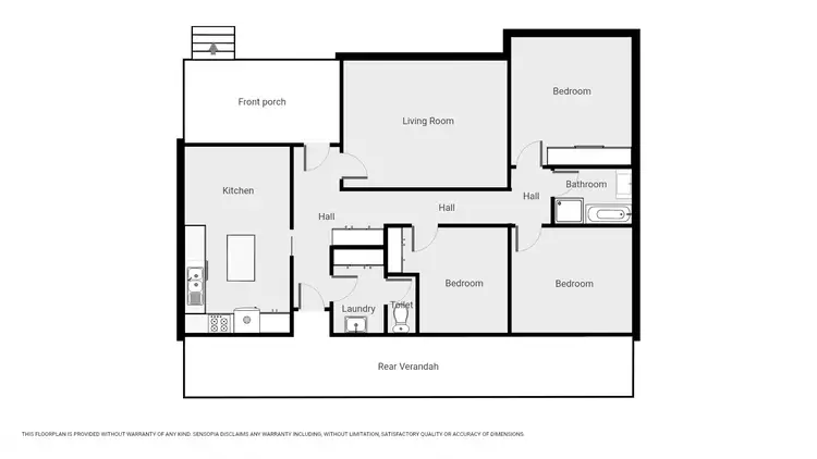 Floorplan of Homely house listing, 60 Ligar Street, Stawell VIC 3380