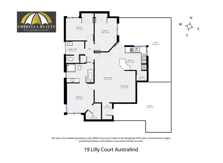 Floorplan of Homely house listing, 19 Lilly Ct, Australind WA 6233