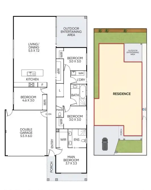 Floorplan of Homely house listing, 9 Aylesbury Terrace, Werribee VIC 3030