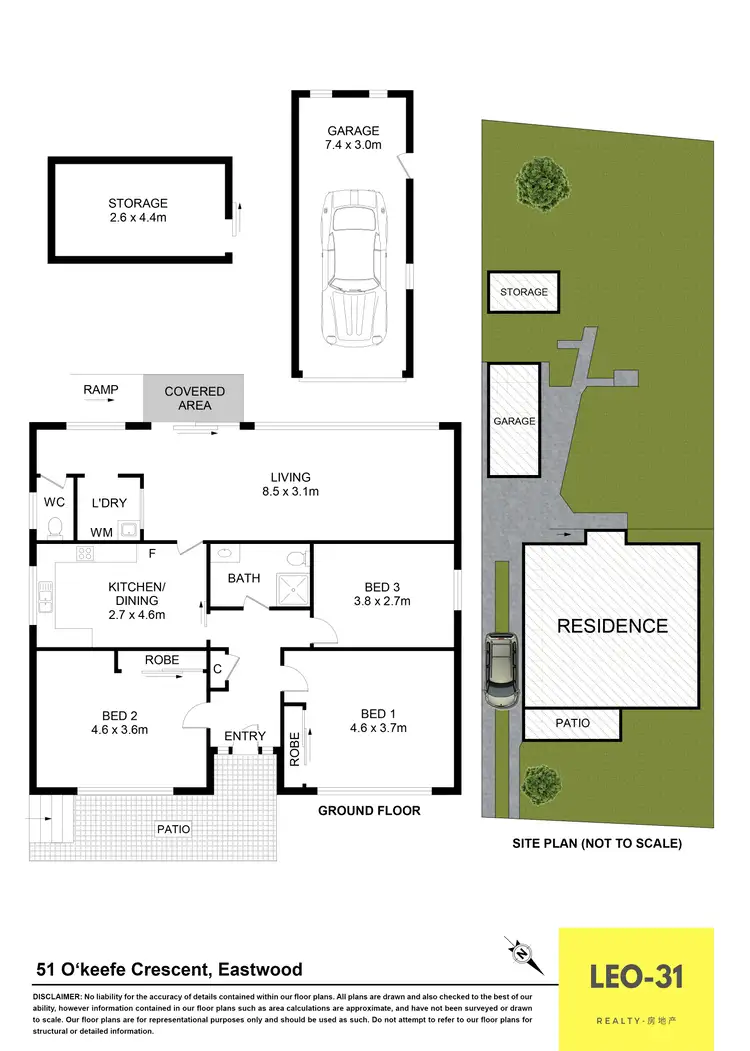 Floorplan of Homely house listing, 51 O'Keefe Crescent, Eastwood NSW 2122