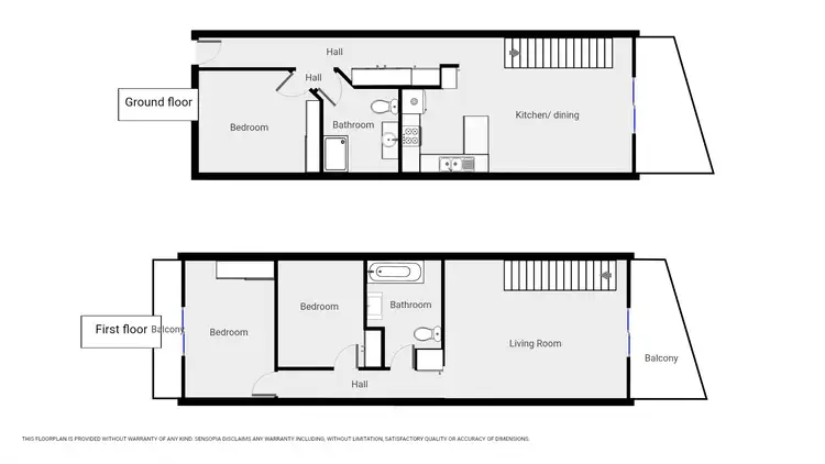 Floorplan of Homely townhouse listing, 1/15-17 Clematis Dr, Halls Gap VIC 3381