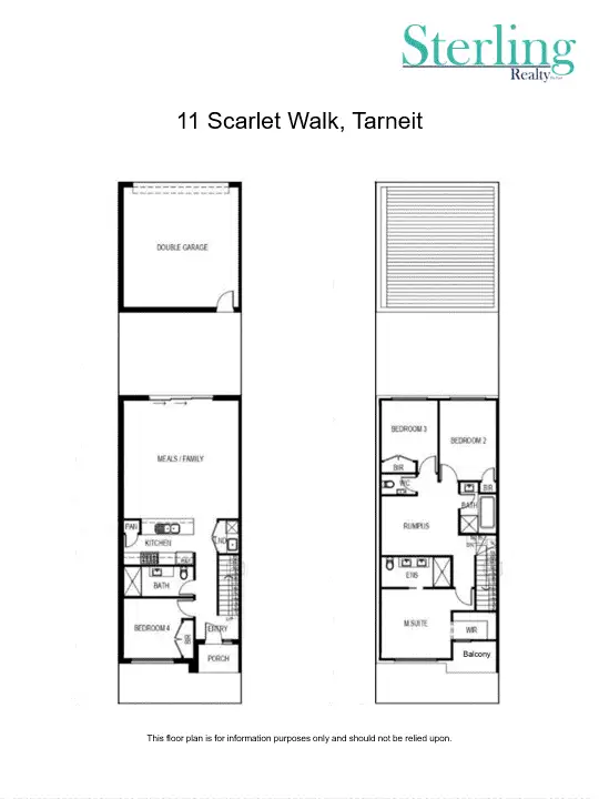 Floorplan of Homely house listing, 11 Scarlet Walk, Tarneit VIC 3029