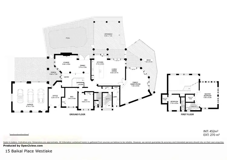 Floorplan of Homely house listing, 15 Baikal Pl, Westlake QLD 4074