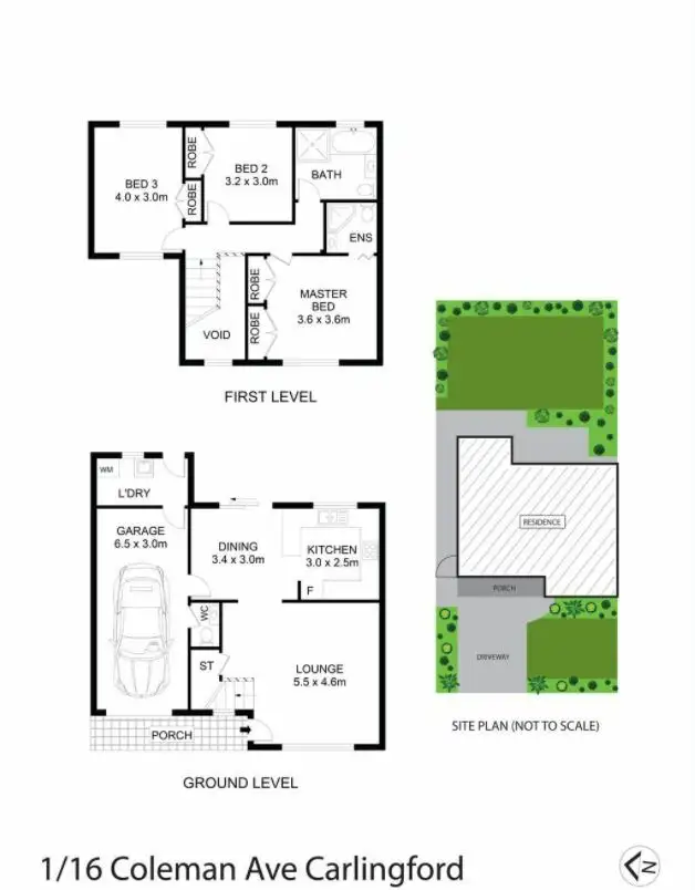 Floorplan of Homely house listing, Unit 1/16 Coleman Ave, Carlingford NSW 2118