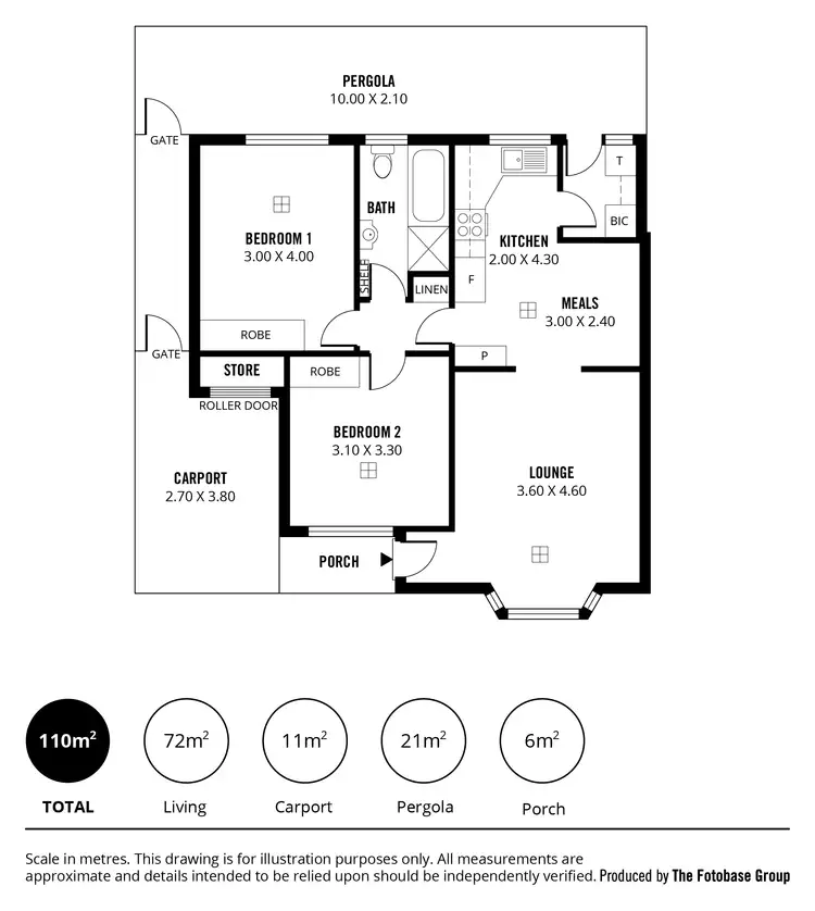 Floorplan of Homely unit listing, Unit 3/20 Rochester St, Leabrook SA 5068